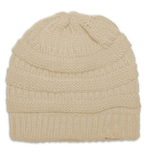 100% Acrylic Custom Striped Unisex Soft Beanie Knitted Crocheted Hat