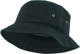 Washed Cotton Bucket Outdoor Design Hat with Ventilation Side Holes