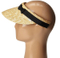 Sedex Audit Simplicity Grosgrain Hatband Sun Protection Straw Visor Hat