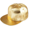 Adjustable Fashion Gold Style Unisex Punk Cap Snapback Custom with PU Leather Cotton Blend