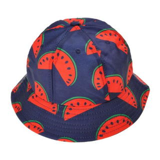 Summer Cute Print Bucket Hat with Short Brim Flat-Top Crown