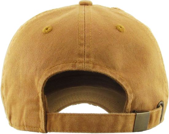Cotton Adjustable Polo Trucker Style Washed Distressed Baseball Cap Hat