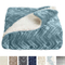 Sedex Audit 100% Polyester Warm Berber Fleece Reversible Plush Sherpa Blanket