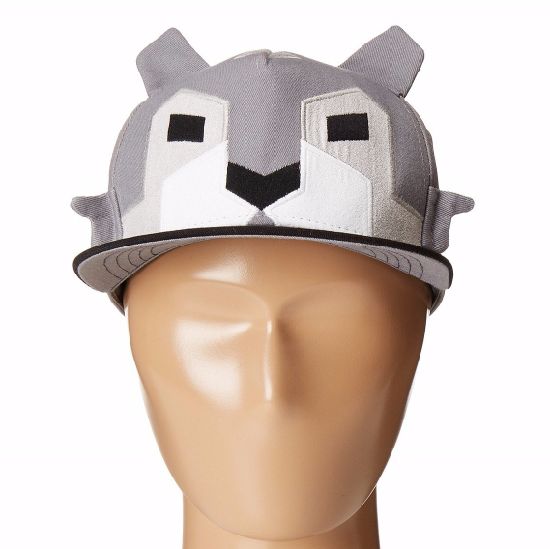 100% Cotton Kids Flat Bill Baseball Adjustable Geometric Shaped Animal Cap