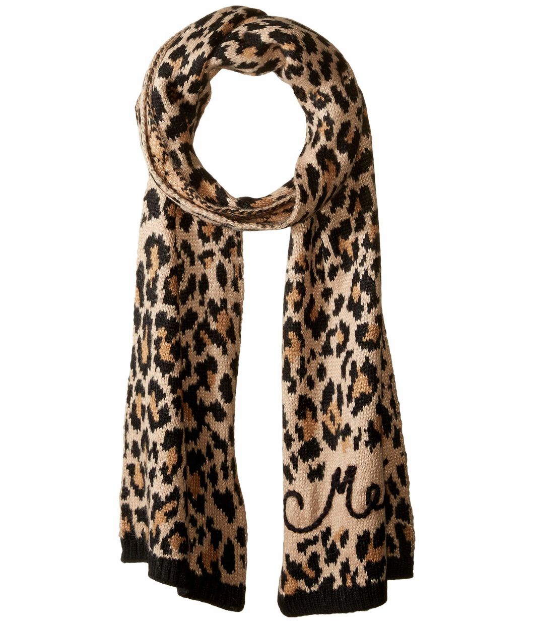 Custom Winter Warm Women Fashion Printed Acrylic Scarf Knitted Softy