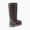 Popular Mature Thigh High Coldproof Ankle Silver Leather Wool Felt Boots