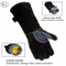 BSCI Audit 100% Leather Heat Resistant Gloves with Kevlar Stitching