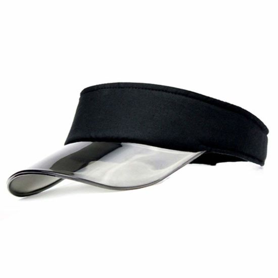 BSCI Audit Adjustable Sports Man Women Summer Elastic UV Plastic Visor Cap