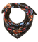 BSCI Audit Wholesale Custom Lady Flower Pattern Square Silk Bandana