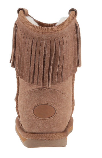 Sedex Audit Double Layer Tassels Fashionable Cow Suede with Lining Natural Wool Winter Snow Boots