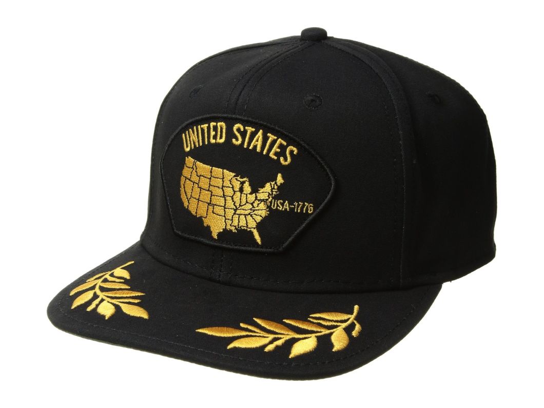 Custom 100% Cotton Fashion Embroidered Hip-Hop Flat Bill Snapback Cap