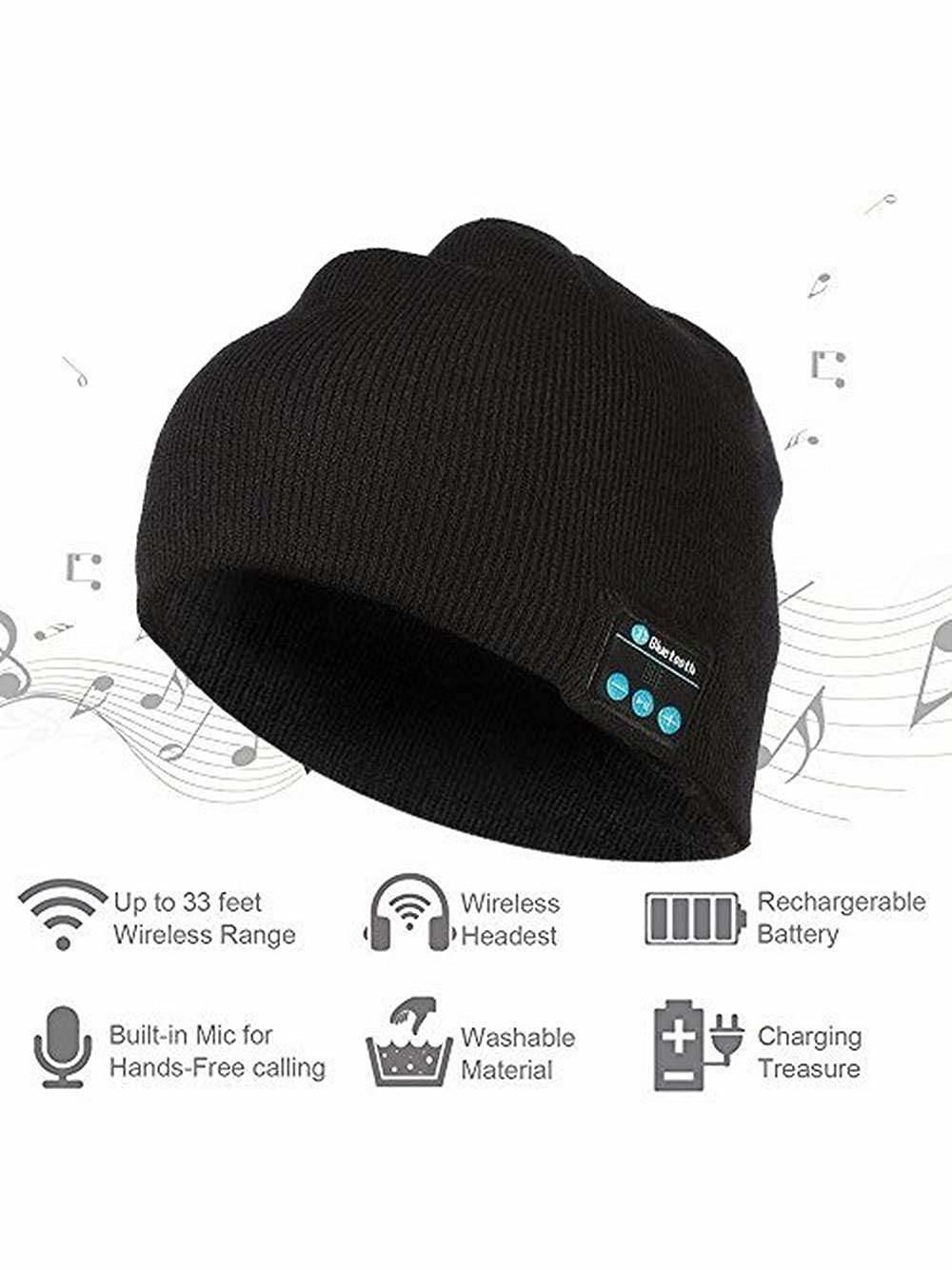 Wholesale Knitted Music Soft Bluetooth Beanie Hat with Wireless Headphone