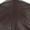 Classic Beret 6-Panel IVY Leather Top Hat with Cotton Sweatband