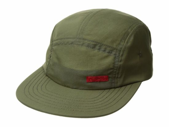 100% Nylon Adjustable Flat Brim 5-Panel Unstructured Camp Hat