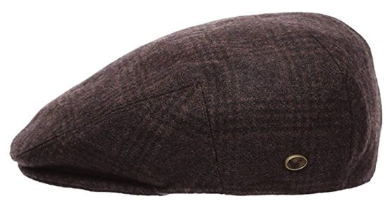 BSCI Audit Custom Wool Blend Snap Brim Classic IVY Newsboy Fitted Cap Men