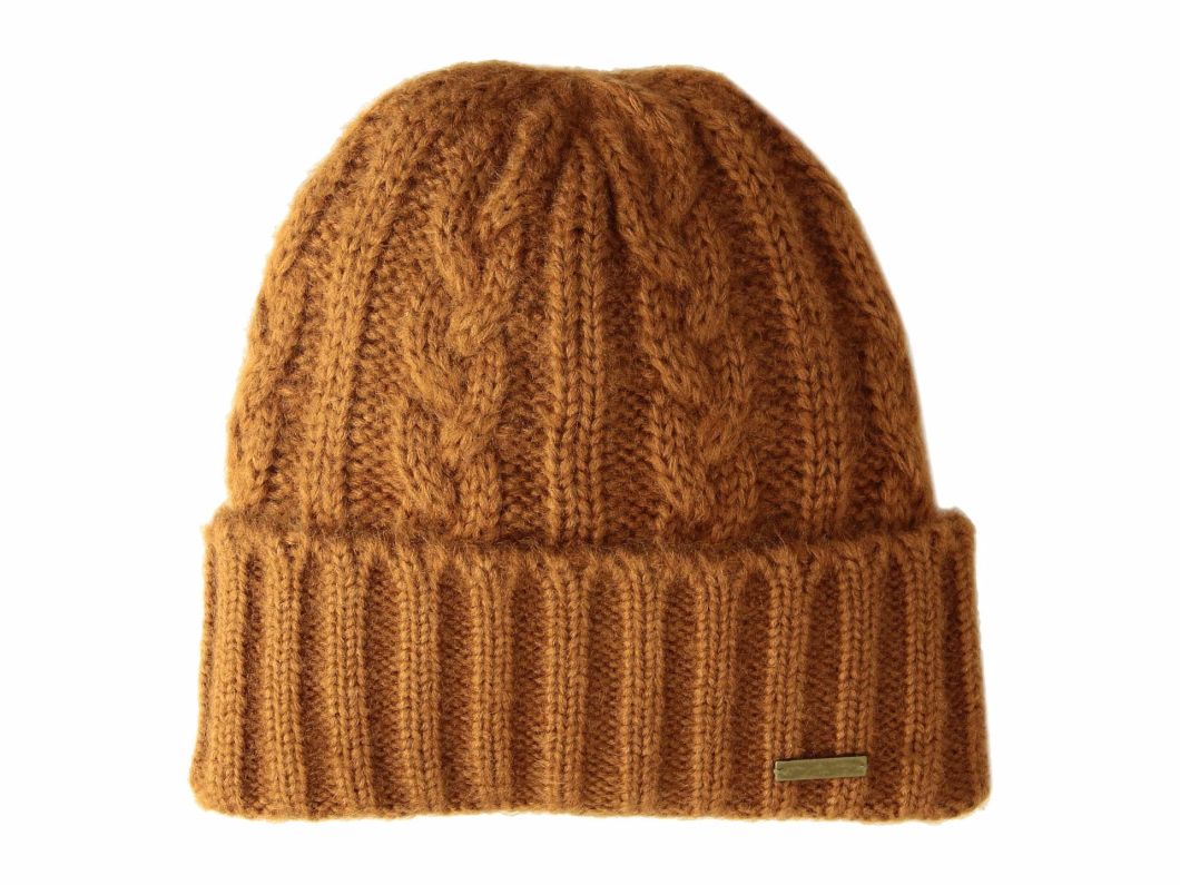 BSCI Audit Acrylic Customized Winter Warm Striped Beanie Hat Knitted