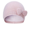 100% Cotton Toddler Beanie Knitted Bowknot Winter Baby Hat Toddler