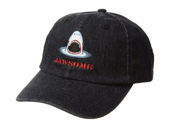 Curved Brim Black Embroidered Baseball Dad Hat Custom with Interior Sweatband