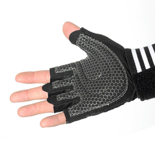 Custom Fingerless Waterproof Weight Lifting Power Lifting Polyester Gym Glove