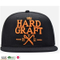 Wholesale Custom 100% Cotton 6-Panel Black 3D Embroidered Snapback