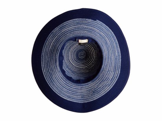 Wide Brim Beach Nautical Draw Cord Panama Straw Hat Beach