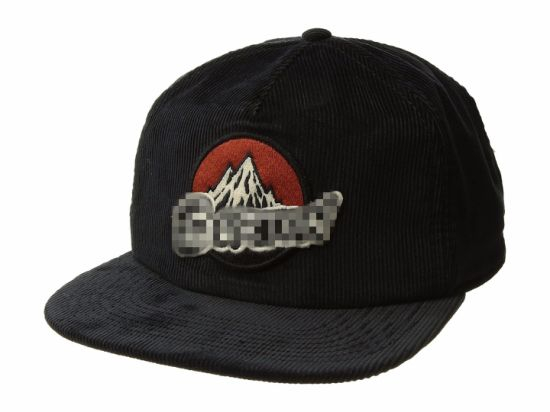 Cotton Embroidered Logo Five-Panel Corduroy Snapback Hat Wholesale