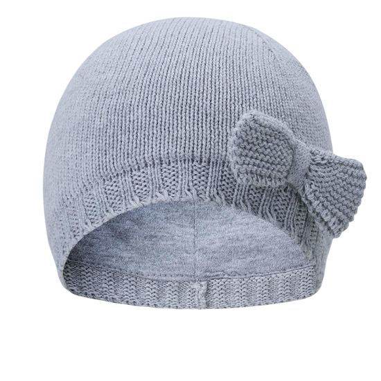 100% Cotton Toddler Soft Warm Beanie Bowknot Baby Knit Hat