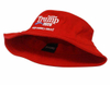 Custom Red Classic Six-Panel Cotton Trump Embroidered Logo Hat for Man Women