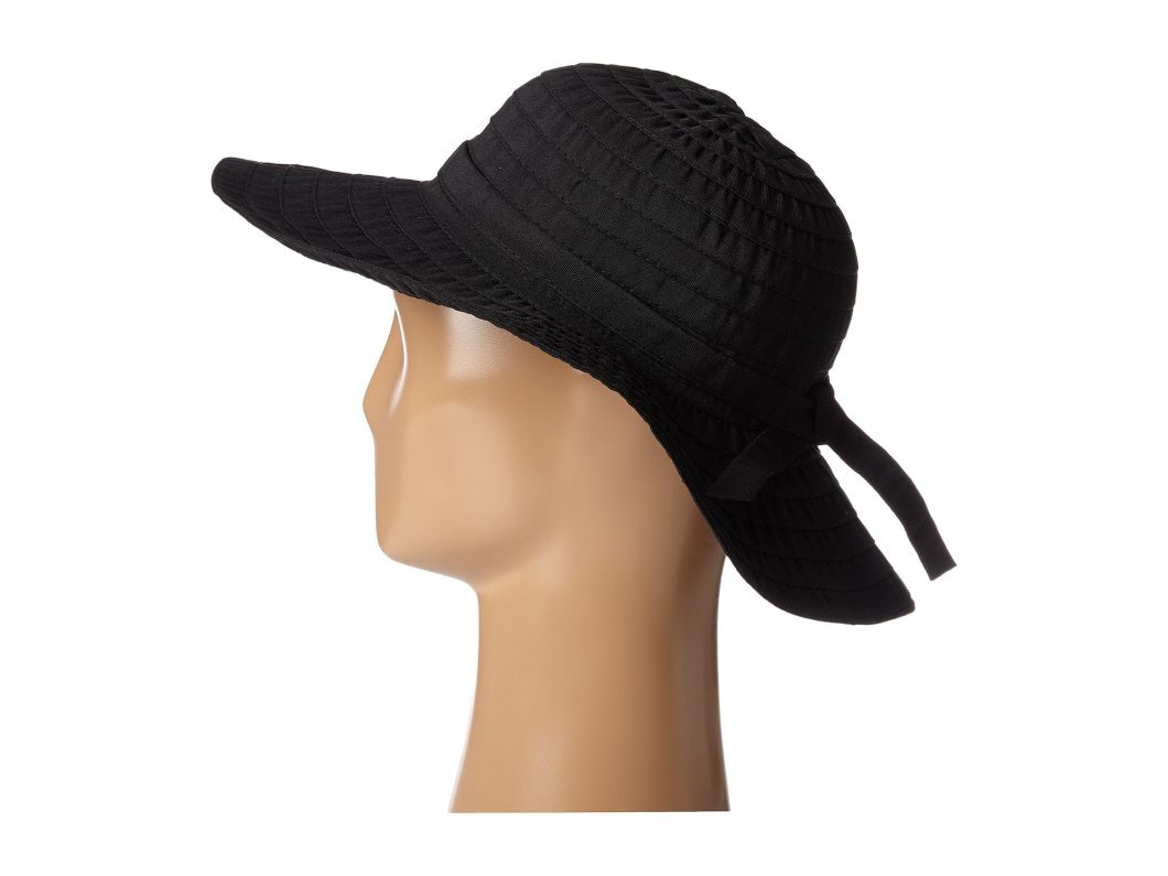 Summer Crushable Sun Protection Hat Ribbon with Decorative Knot Back