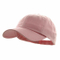 BSCI Audit Custom 6-Panel Unstructured Dyed Cotton Twill Pink Cap