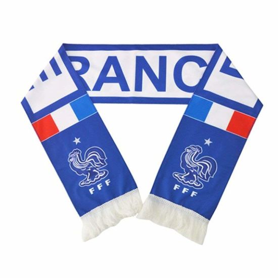 Sedex Audit World Cup Fans Soccer Scarf Knit Football Scarf Custom Football Scarf No Minimum