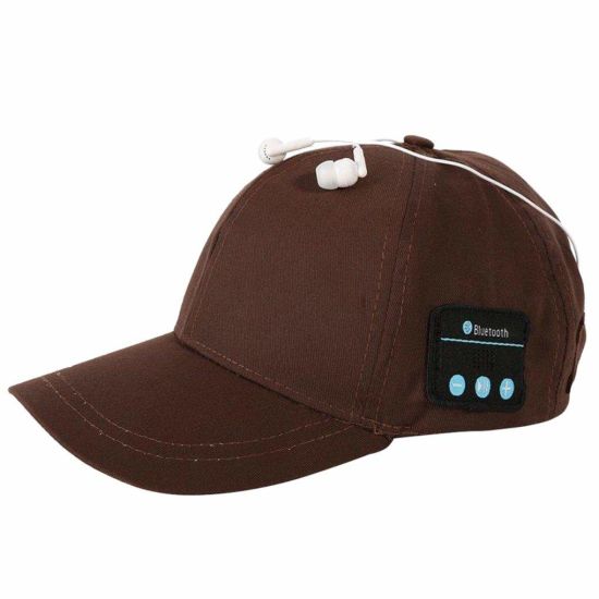 Custom Blank Wireless Earphone Headphone Hat Bluetooth Baseball Cap