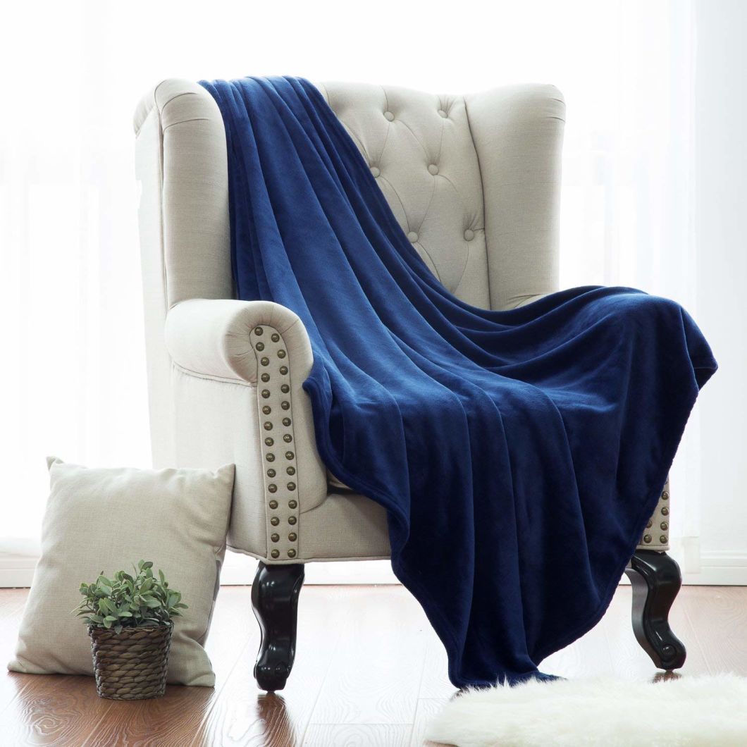 Sedex Audit 100% Polyester Super Soft Warm Fuzzy Lightweight Luxury Blanket Fleece