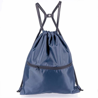 Sedex Audit Polyester Durable Outdoor Sport Gym Sack Waterproof Drawstring Backpack Bag Drawstring Bag Small with Pockets
