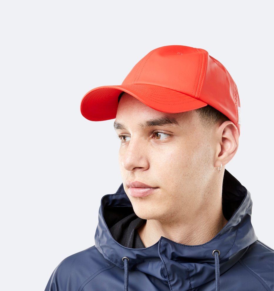 Waterproof Baseball Cap Fashion Soft Light PU 6 Panel Sports Caps