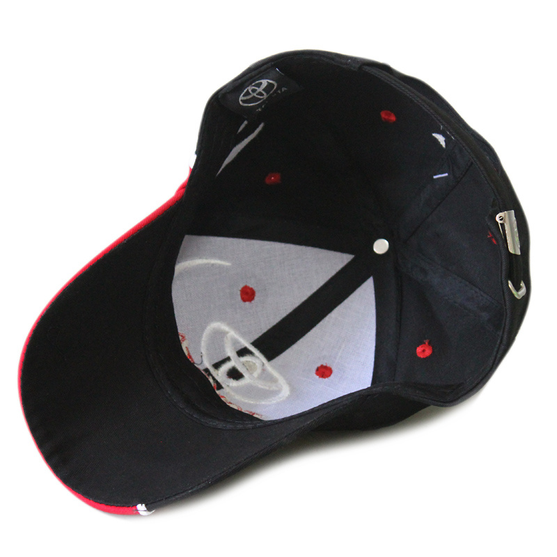 Promotional Cotton Custom Sports 6-Panel Embroidered Flames Baseball Cap