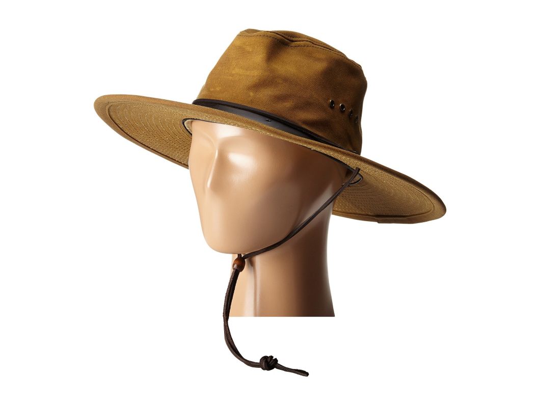 Custom Wide Brim Bucket Cotton Outdoor Fishing Hat with String