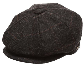 BSCI Audit Custom Classic 8 Panel Wool Blend Newsboy Snap Brim Collection Beret Formal Hat