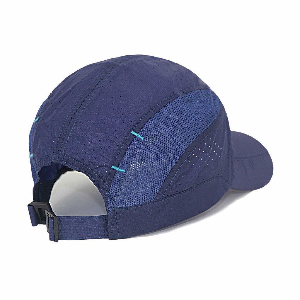 100% Polyester Adjustable Quick-Dry Running Camping Sport Cap Men