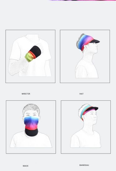 Summer Foldable Sun Protect Soft Visor Cap Without Crown for Running Riding Outdoor Sports