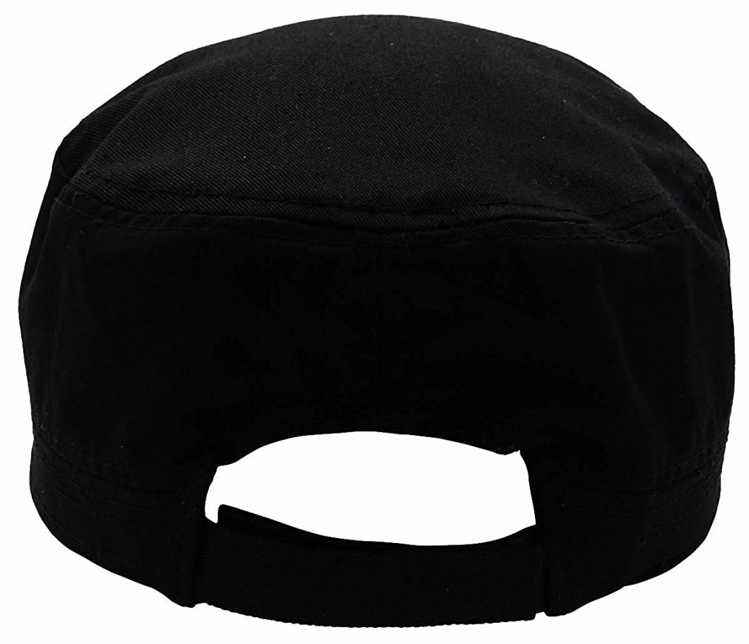 Custom Unisex Cotton Blank Baseball Cap Military Hat with Pocket