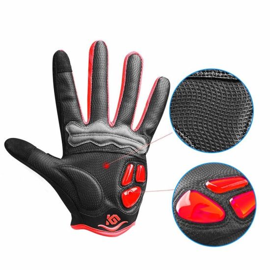 Full Finger Unisex Outdoor Touchscreen Winter Cycling Polyester Motorcycle Glove