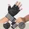 Custom Fingerless Waterproof Weight Lifting Power Lifting Polyester Gym Glove