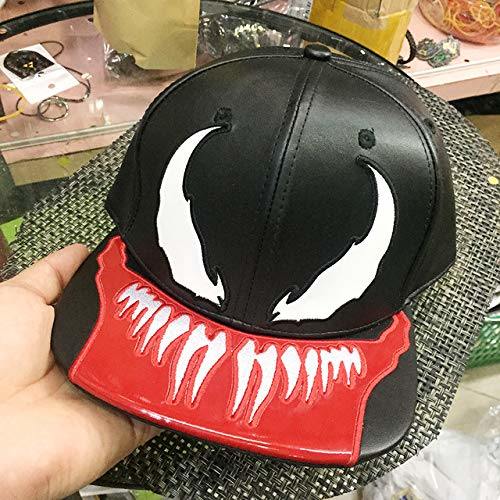 Lightweight Adjustable Fashion Hip Hop PU Leather Snapback Cap for Man Women