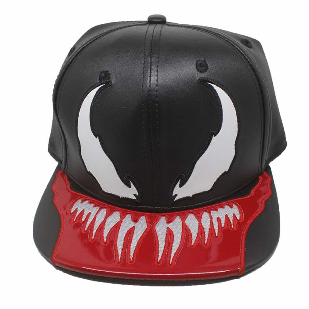Lightweight Adjustable Fashion Hip Hop PU Leather Snapback Cap for Man Women