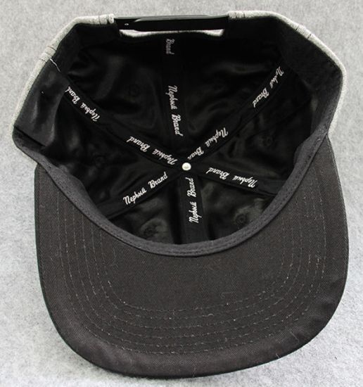 BSCI Audit Adjustable Leather Felt Snapback Applique Embroidery Cap