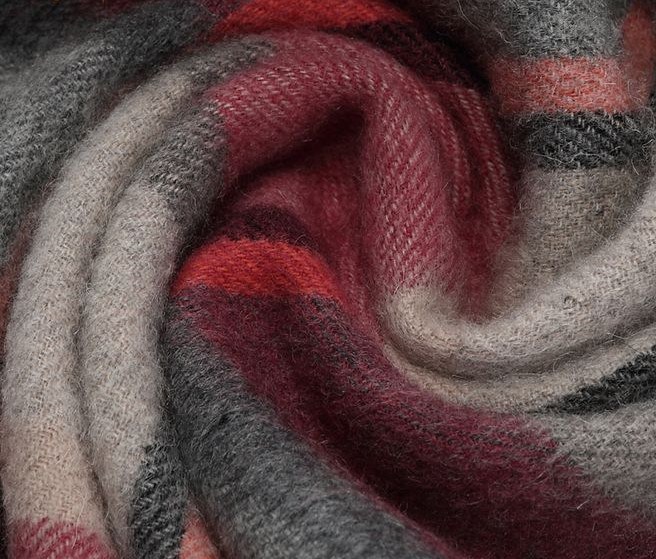Sedex Audit Woven Plaid Factory Wholesale Winter Infinity Knit Scarf.