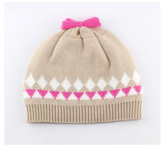 Custom Acrylic Embroidery Lovely Soft Knit Hat Glove Scarf Set