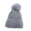 Acrylic Winter Warm Beanie Knitted Ski Hat with POM POM