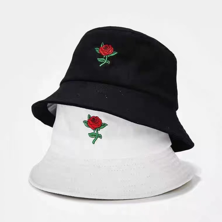 Polyester Breathable Embroidered Bucket Hat Designer Hat for Man Women